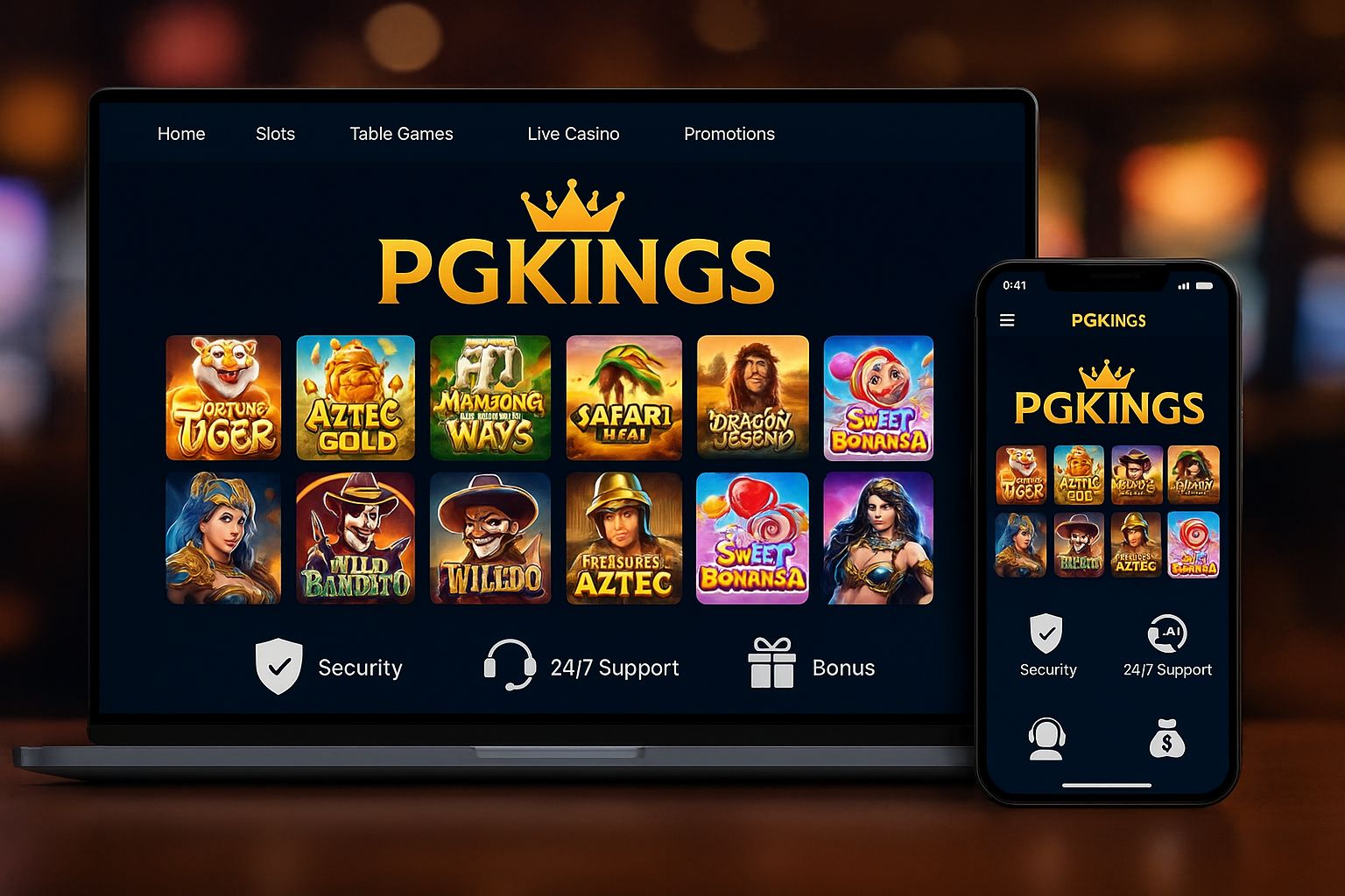 
                                Cassino Online PGKINGS
                                