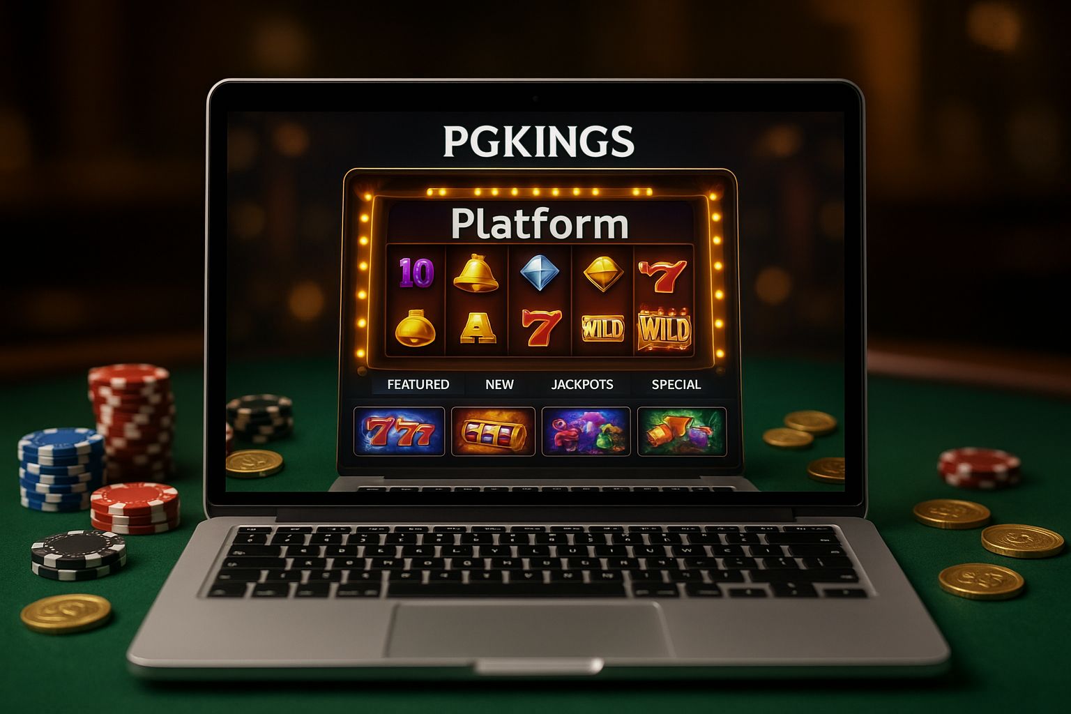 Jogos de Slot no Casino Online PGKINGS