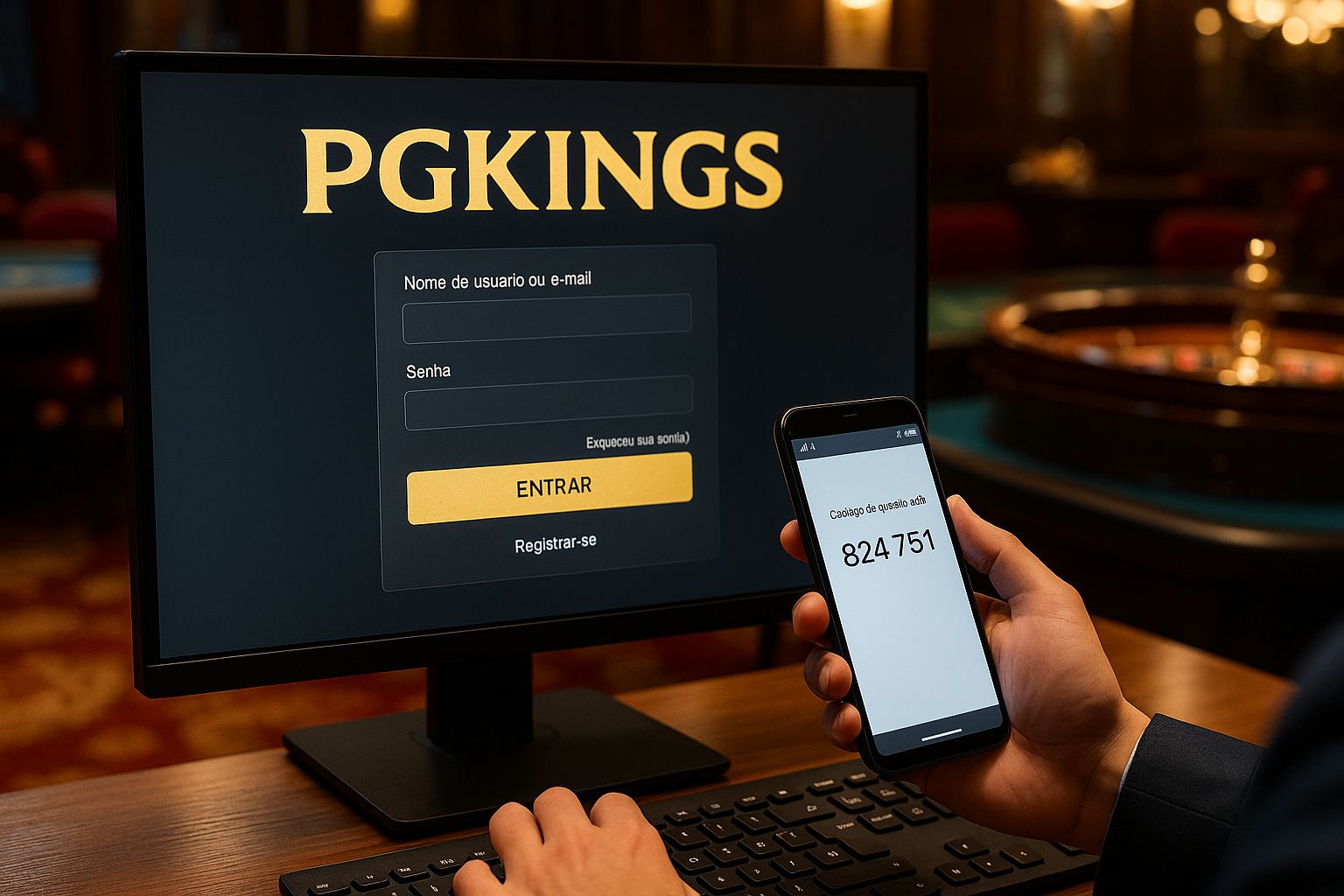 Login no Cassino PGKINGS