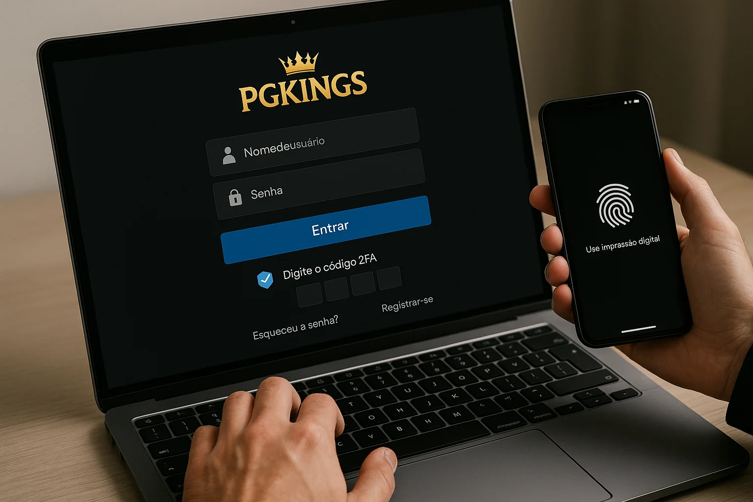 Não Perca tempo, o rRgistro na site PGKINGS